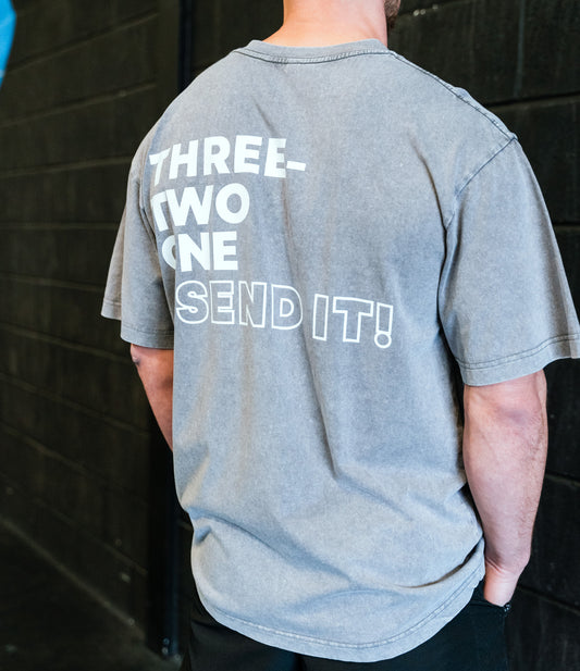 321 Send it Oversize Tee - Grey