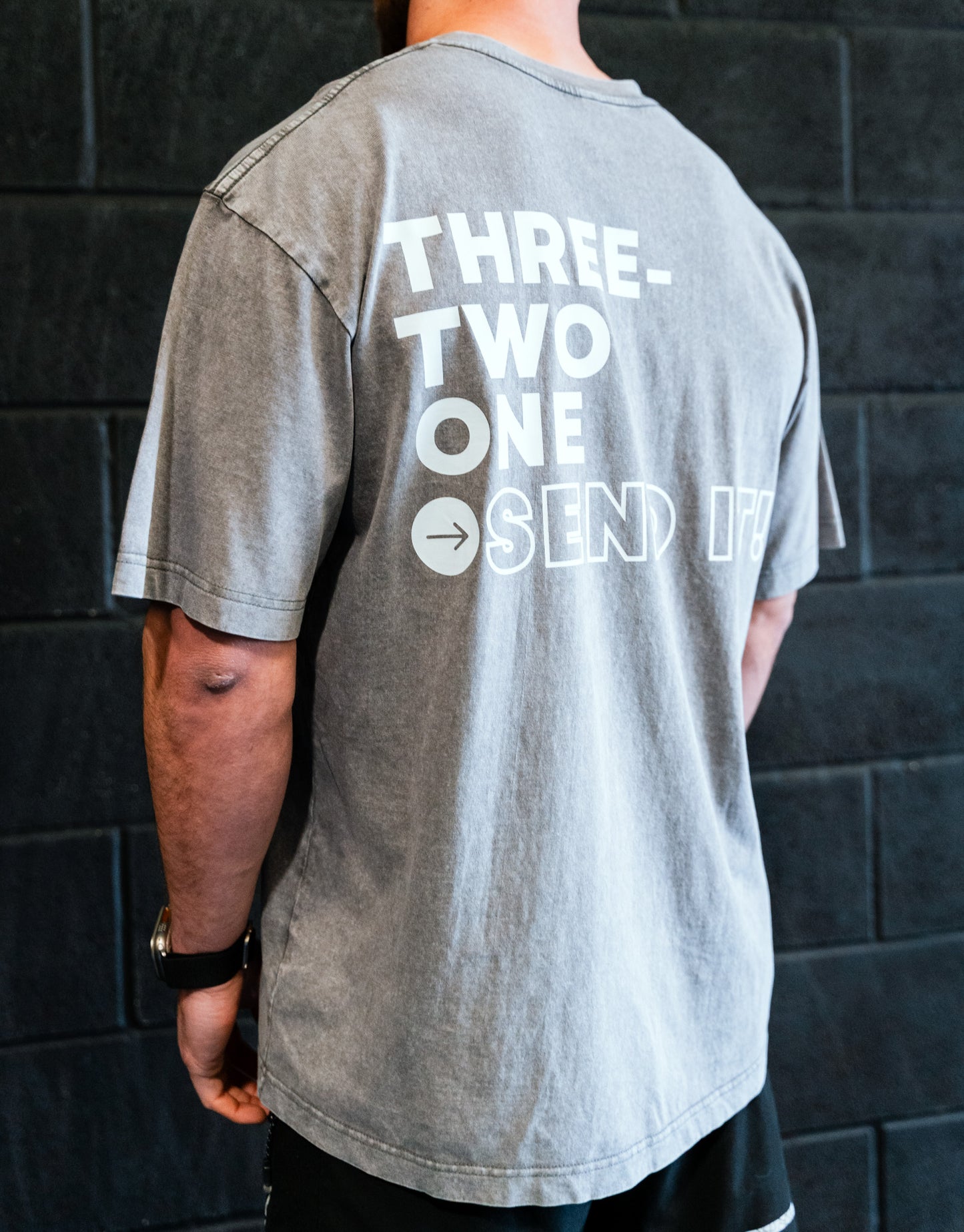 321 Send it Oversize Tee - Grey