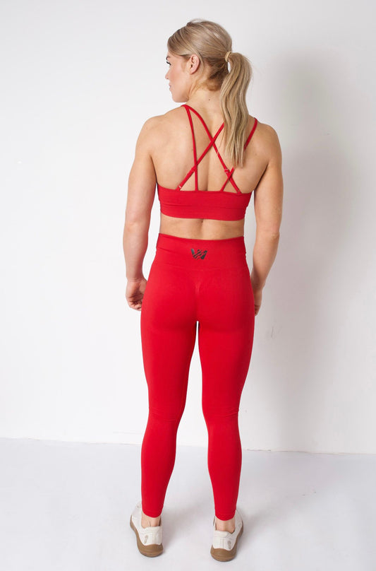 Pro Leggings - Rose Red