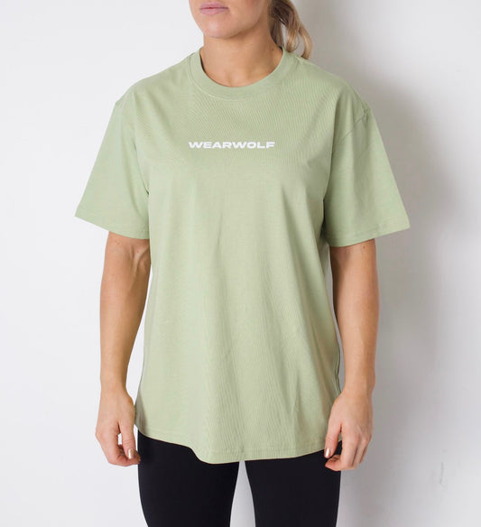 Wearwolf Oversized Tee - Light Green